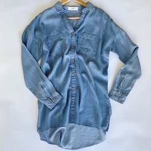 CJLA Ari Chambray Top, Medium Wash